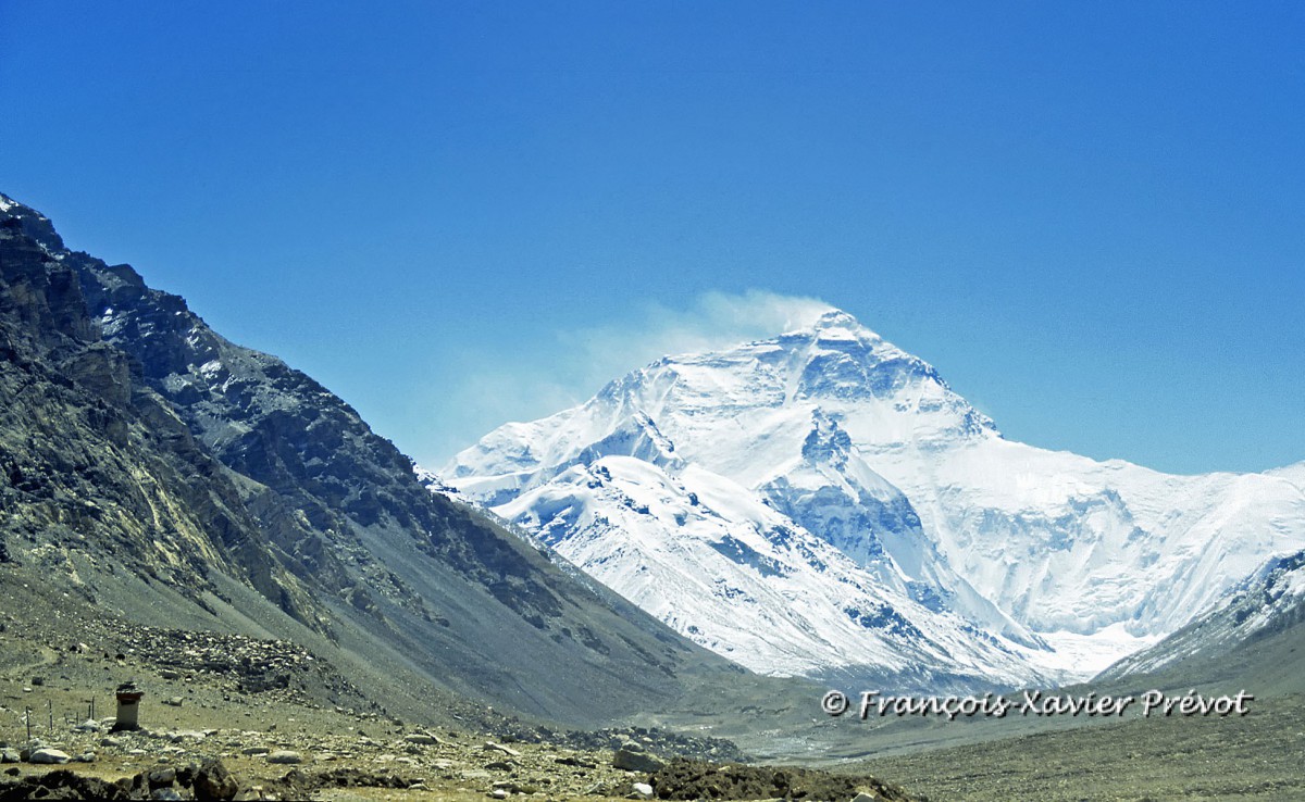 Photo de l'Everest au Tibet
