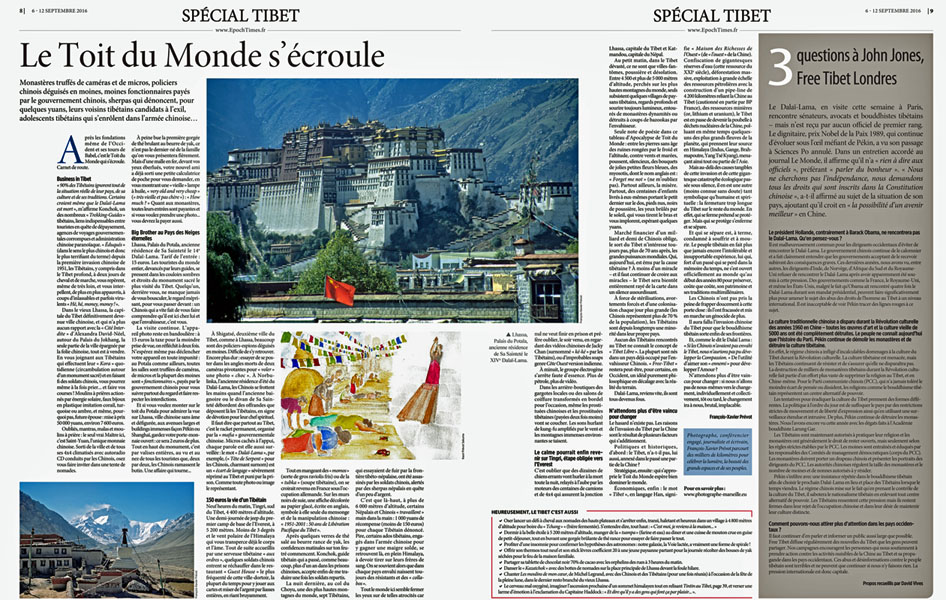 Carnet de Route du Tibet