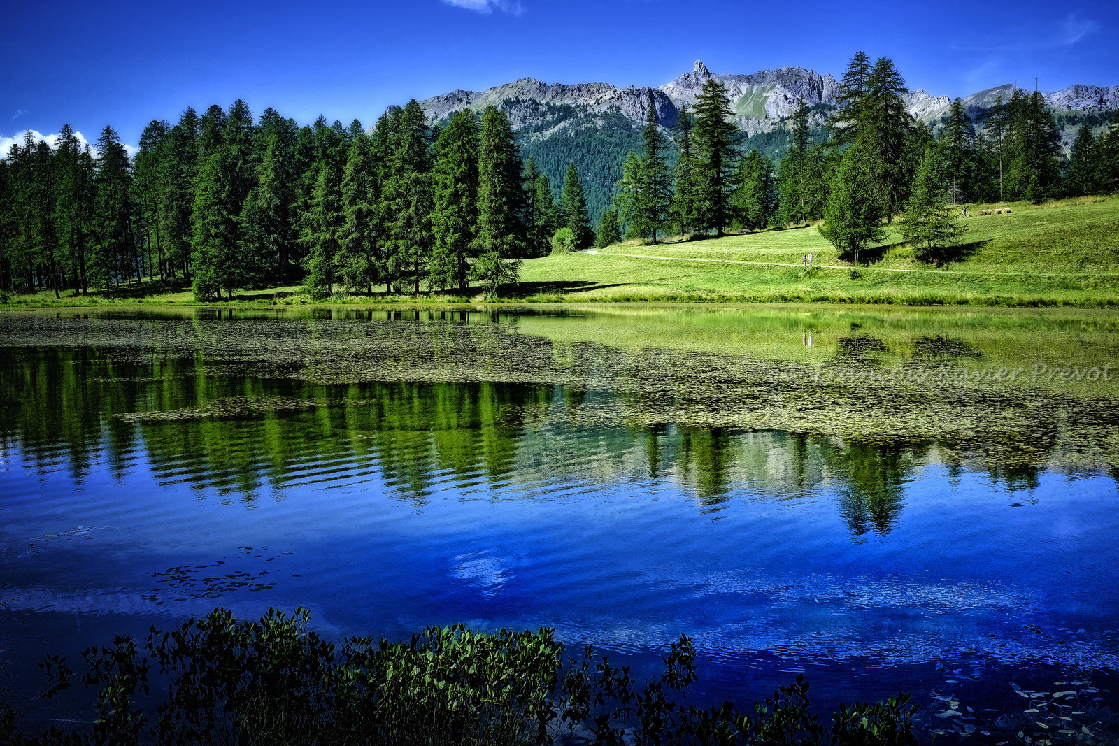 photo des alpes dans la vallee du queyras