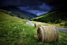 photo des alpes dans la vallee du queyras