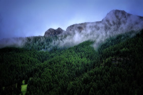 photo des alpes dans la vallee du queyras